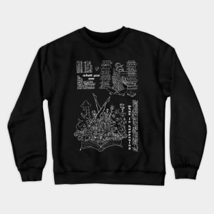 ADVENTUREOF READING A BOOK Crewneck Sweatshirt